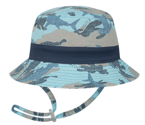 DOZER BOYS BLUE REVERSIBLE BUCKET HAT REEF