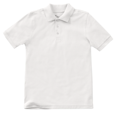 CICS WrightwoodShort Sleeve PoloWhiteWith School LogoGrade 8 Girls Only