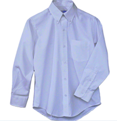 St. AilbeBlueLong Sleeve Oxford Button Down Collar ShirtGrades:  5-8