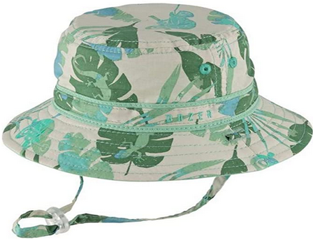 MILLYMOOK AND DOZER BABY BOYS GREEN REVERSIBLE BUCKET HAT SONNY 