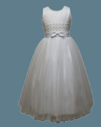 Angels Couture Communion Dress#700Front