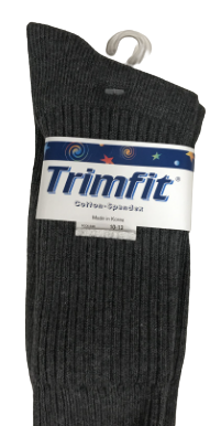 Boys Charcoal Crew SockSizes are According to Shoe Size