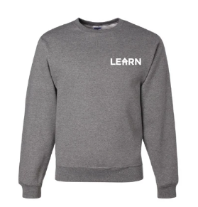 LEARN Romano Butler SweatshirtGreyWith School Logo