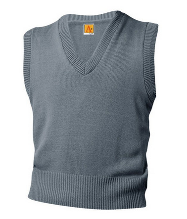 LEARN Romano Butler Grey Vest With School LogoGrades: Kindergarten-5th