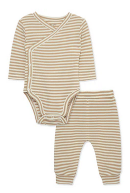 LITTLE ME MLO01991N FOCUS KIDS BEAR BODYSUIT AND PANT SET