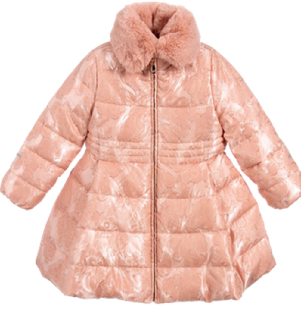 Abel & Lula 5831 girls' pink padded coat