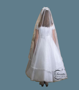 Sweetie Pie Communion Dress#305Back Veil Included